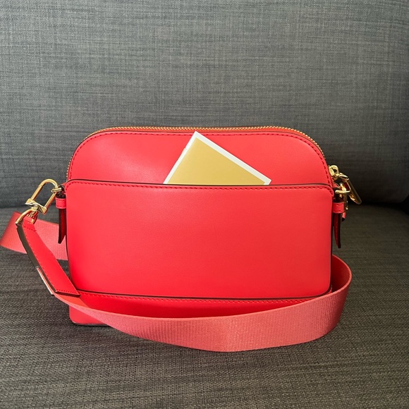 NWT MICHAEL KORS LEATHER JET SET CHARM LARGE DOME CROSSBODY BAG - Picture 8 of 11